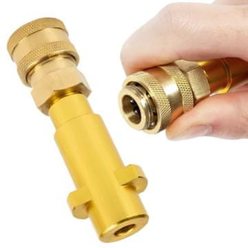 Rosfix Nadomestni Del za Visokotlačni Čistilnik Kärcher K2–K7 – Adapter QC na 1/4"" Snel Spojko, 160 bar, 60°C