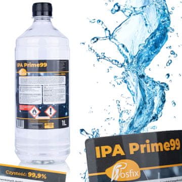 Rosfix IPA Prime99 Izopropilni Alkohol – 99,9% Čistost, 1L, Brezbarvna Tekočina | Za Čiščenje in Razmaščevanje