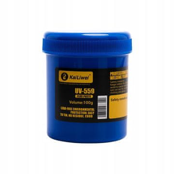 Rosfix UV-559 Pasta za Spajkanje – Brezsvinčena Gel Formula, No-Clean, 100 g | Za Elektroniko in Servis