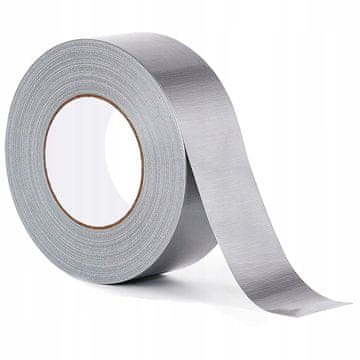 Rosfix Trak za Popravilo Srebrn – 48 mm x 10 Y, Aluminij, Mrežna Ojačitev, Močan Lepilni Kaučuk | UV in Voda Odporen