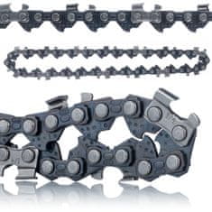 Rosfix Veriga Za Mini Motorno Žago 4"" – 1/4"" Skok, 28 Členov, 1,3 mm Utora, 14 Rezil | Jeklo, Visoka Trpežnost