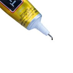 Rosfix T-7000 Univerzalno Lepilo 15 ml – Črn, Elastičen in Trpežen | Hitro Sušenje, 70–85A Trdota | Za Elektroniko, Steklo, Les, Kovino