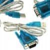 Rosfix Adapter USB na RS232 – Serijski Pretvornik CH340, 0,8 m, 1 Mbps | USB 2.0/3.0, Windows Podpora