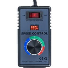 Rosfix Regulator Napetosti 4000W – Za Motorje, Grelnike, Svetila | 230V, 10A, Zaslon, Gumb, 120×65×55 mm