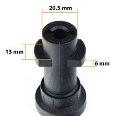 Rosfix Nadomestni Del za Visokotlačni Čistilnik Kärcher K2–K7 – Kanalizacijska Cev 20 m, 160 bar, 1/4"" Bayonet
