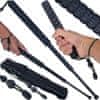 Rosfix Teleskopska Palica 555 mm – Črn Krom, Nedrseč Ročaj, Etui za Pas | Zložljiva, 22,5–55,5 cm
