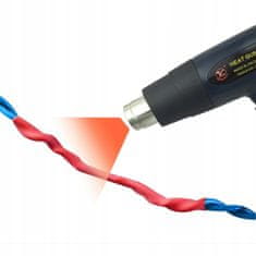 Rosfix Termoskrčljiva Cevka – Bela Cev 2 Mm, 1 M | 2:1, -30~125°C, 1000V, UV, Nepreventivna, Samougasljiva