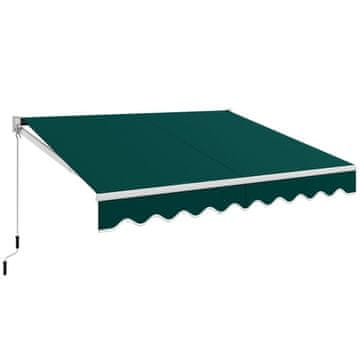 Northix Zložljiva tenda 3x2,5 m UV in vodoodporna zelena