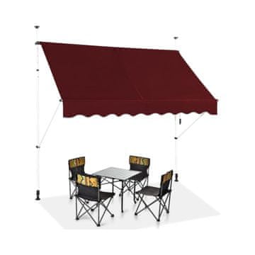 Northix Zložljiva tenda 200 cm UV-odporna nastavljiva višina