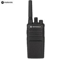 Motorola XT420 walkie talkie, 1-KIT, PMR446, 16 kanalov / 219 privatnih kod, doseg 9km,+dodatki, črn