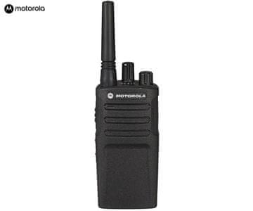 Motorola XT420 walkie talkie, 1-KIT, PMR446, 16 kanalov / 219 privatnih kod, doseg 9km,+dodatki, črn