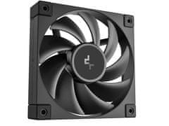 DEEPCOOL FD12 ventilator za ohišje, 3-v-1, 120 mm, PWM, črn (R-FD12-BKNPN3-G)