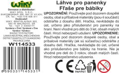 Rappa Steklenice za lutko 2 kosa