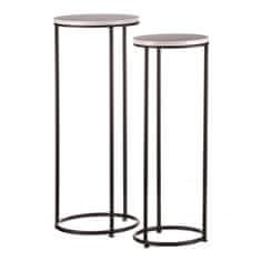Autronic Stojalo za rože Flower stand - metal, slate top, price for set of 2 pcs (FA23-029)