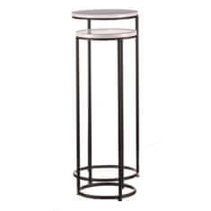 Autronic Stojalo za rože Flower stand - metal, slate top, price for set of 2 pcs (FA23-029)