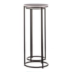 Autronic Stojalo za rože Flower stand - metal, slate top, price for set of 2 pcs (FA23-029)