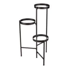 Autronic Stojalo za rože Flower stand - 3 tier, metal with glass (FA23-016)