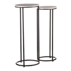 Autronic Stojalo za rože Flower stand - metal, slate top, price for set of 2 pcs (FA23-029)