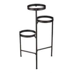 Autronic Stojalo za rože Flower stand - 3 tier, metal with glass (FA23-016)