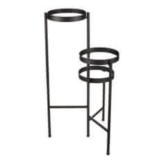 Autronic Stojalo za rože Flower stand - 3 tier, metal with glass (FA23-016)