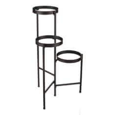 Autronic Stojalo za rože Flower stand - 3 tier, metal with glass (FA23-016)