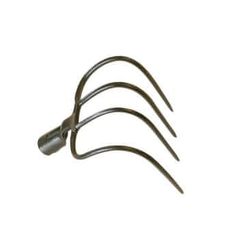 Ostatní Kovani kopač, 4 zobci, brez ročaja