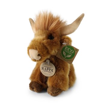 Rappa Plišasto škotsko višavsko govedo 16 cm EKOLOŠKO PRIJAZNO