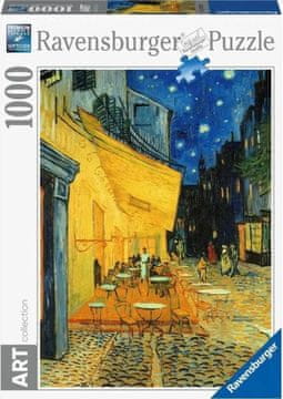Ravensburger Umetniška zbirka ugank: nočna terasa kavarne 1000 kosov
