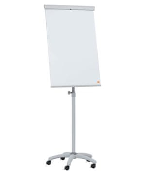 Nobo Tabla magnetna na koleščkih 68x200 mobilna essence steel 1915716