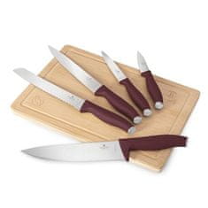Berlingerhaus Komplet nožev BH-2965 with cutting board 6 pcs Leonardo Collection