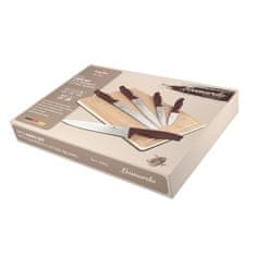 Berlingerhaus Komplet nožev BH-2965 with cutting board 6 pcs Leonardo Collection