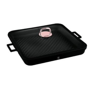 Berlingerhaus Ponev za žar s titanovo prevleko BH-7789 with lid 34 cm Black Rose Collection