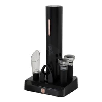 Berlingerhaus Darilni set za odpiranje vina BH-9653 6 in 1, Black Rose collection