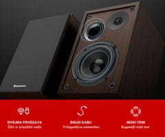 Genesis ARSEN 302BT računalniški zvočniki, Bluetooth 5.3, rjavi