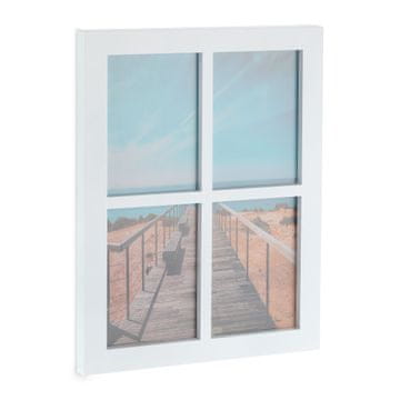 Northix Kolažni okvir za slike 4 slike 13x18 cm in velika slika z okenskim učinkom
