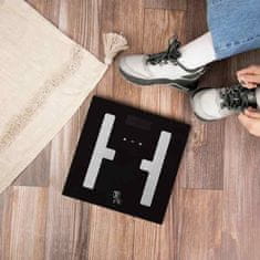 Osebna tehtnica z merjenjem maščob, mišic in vode 180 kg Mat črna kolekcija BH-9734