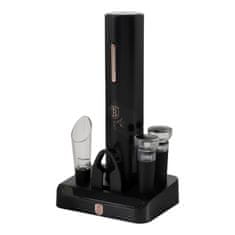 Berlingerhaus Darilni komplet za odpiranje vina 6 v 1, kolekcija Black Rose