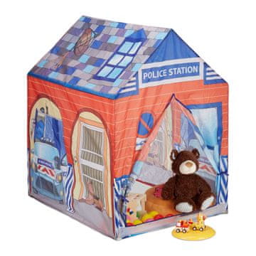 Northix Policija igra šotor, lahek dizajn, notranja in zunanja uporaba, enostavna montaža