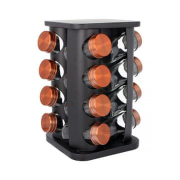 BRUNBESTE vrtljivo stojalo za začimbe 16 posod 51267