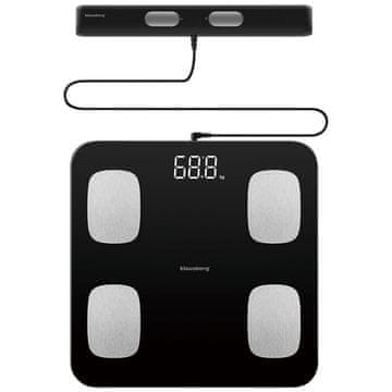 KLAUSBERG Pametna kopalniška tehtnica z merjenjem telesne maščobe in telesne sestave KB7852