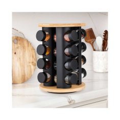 EliteHoff vrtljivo stojalo za začimbe 16 posod E8253