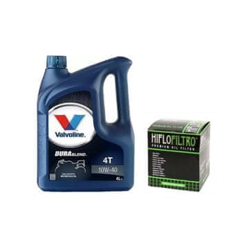 Valvoline Masti in olja modra Durablend 10w40;Hiflo Hf138 Suzuki Gsf Gsxr Sv Dl