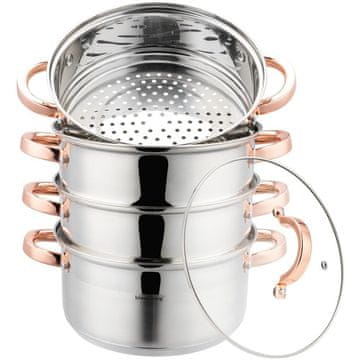 KLAUSBERG 5-delni komplet parnih kuhalnikov 22 cm KB7733