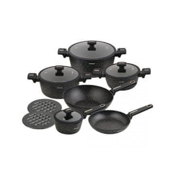 KLAUSBERG  Klausberg komplet 12 marmornih lončkov 63913