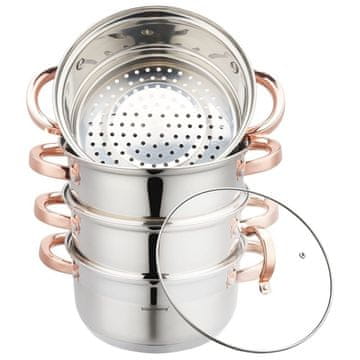 KLAUSBERG 5-delni komplet parnih kuhalnikov 20 cm KB7730