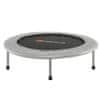 Northix Mini fitnes trampolin, zložljiv, 97 cm, nosilnost 150 kg, siv