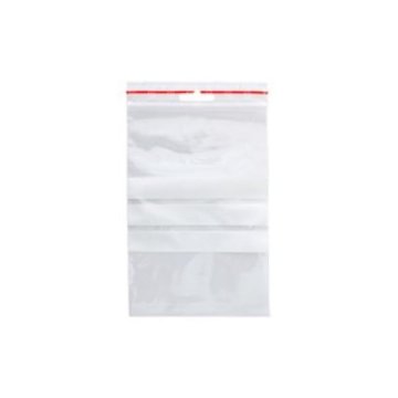 Q-Connect Vrečke za hitro odpenjanje, 10x15 cm, 100 kosov, črte