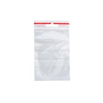 Q-Connect vrečke za hitro zapiranje, 8x12 cm, 100 kosov, črte