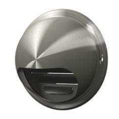 AKVAVENT 15VM, Izpušna zunanja stenska rešetka s prirobnico D150, nerjaveče jeklo