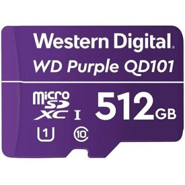 WD Kartica MicroSDXC 512 GB vijolične barve D512G1P0C razred 10 (R:100/W:60 MB/s)
